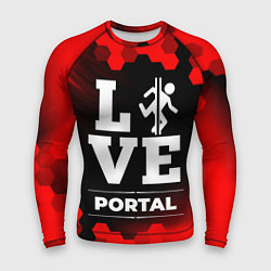 Рашгард мужской Portal Love Классика, цвет: 3D-принт