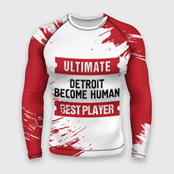 Рашгард мужской Detroit Become Human: красные таблички Best Player, цвет: 3D-принт