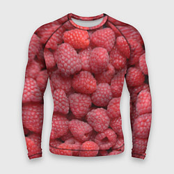 Рашгард мужской Малина - ягоды, цвет: 3D-принт