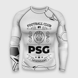 Рашгард мужской PSG Football Club Number 1 Legendary, цвет: 3D-принт
