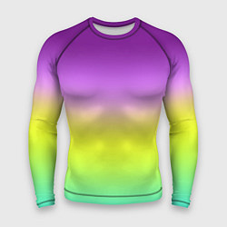 Рашгард мужской Multicolored Ombre gradient, цвет: 3D-принт