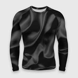Рашгард мужской Черный шелк, цвет: 3D-принт