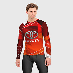 Рашгард мужской Toyota Abstraction Sport, цвет: 3D-принт — фото 2