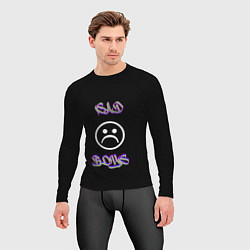 Рашгард мужской Sad boys лого, цвет: 3D-принт — фото 2