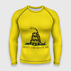 Рашгард мужской Dont tread on me или Гадзденская змея, цвет: 3D-принт