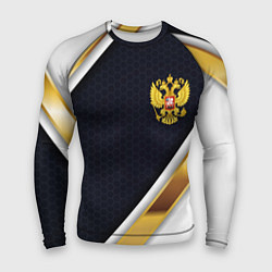 Мужской рашгард Gold and white Russia