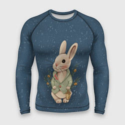 Рашгард мужской Кролик с фонариком, цвет: 3D-принт