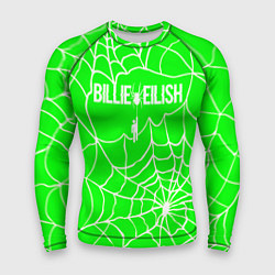 Рашгард мужской Billie Eilish - паутина, цвет: 3D-принт
