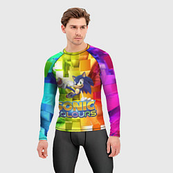 Рашгард мужской Sonic Colours - Hedgehog - Video game, цвет: 3D-принт — фото 2