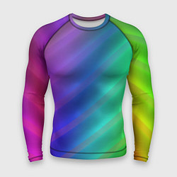 Рашгард мужской Полосы всех цветов радуги, цвет: 3D-принт