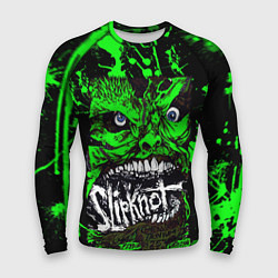 Рашгард мужской Slipknot - green monster по, цвет: 3D-принт