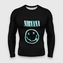 Рашгард мужской Nirvana неон, цвет: 3D-принт