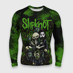 Мужской рашгард Slipknot green art