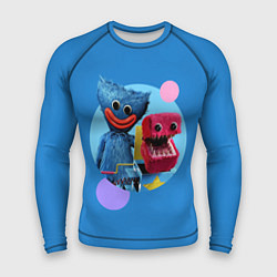 Рашгард мужской Poppy Playtime Хагги Вагги и Бокси Бу, цвет: 3D-принт