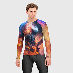 Рашгард мужской Призрачный гитарист, цвет: 3D-принт — фото 2