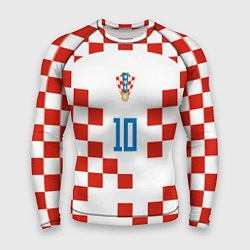 Рашгард мужской Лука Модрич форма сборной Хорватии, цвет: 3D-принт