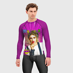 Рашгард мужской Madonna 80s Pop Art, цвет: 3D-принт — фото 2