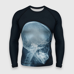 Рашгард мужской Рентген головы, цвет: 3D-принт