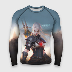 Рашгард мужской The Witcher girl art, цвет: 3D-принт