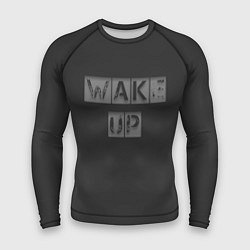 Рашгард мужской Wake up, цвет: 3D-принт