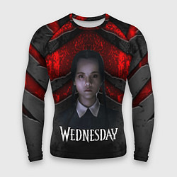 Рашгард мужской Wedneday black and red, цвет: 3D-принт