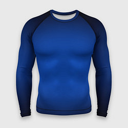 Рашгард мужской Кобальтовый градиент, цвет: 3D-принт