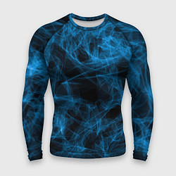 Рашгард мужской Синий дым текстура, цвет: 3D-принт