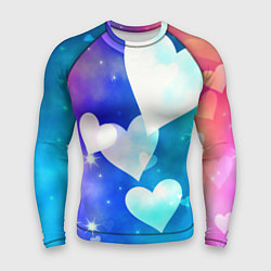 Рашгард мужской Dreamy Hearts Multicolor, цвет: 3D-принт