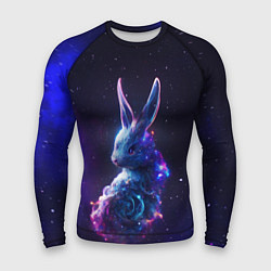 Рашгард мужской Космический звёздный кролик, цвет: 3D-принт