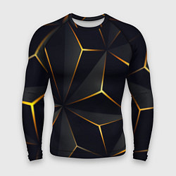 Рашгард мужской Hexagon Line Smart, цвет: 3D-принт