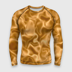Рашгард мужской Золотой шелк, цвет: 3D-принт