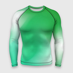 Рашгард мужской Градиент зеленый, цвет: 3D-принт