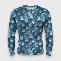 Рашгард мужской Сочная текстура из ледяных кубиков, цвет: 3D-принт