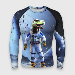 Рашгард мужской Тираннозавр-космонавт, цвет: 3D-принт