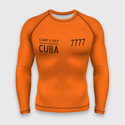 Рашгард мужской Тюремная форма США в Гуантаномо на Кубе, цвет: 3D-принт