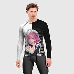 Рашгард мужской Рам - аниме ре зеро, цвет: 3D-принт — фото 2