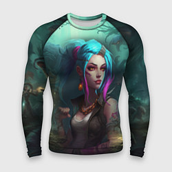 Рашгард мужской Jinx fantasy art Arcane League of Legends, цвет: 3D-принт