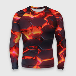 Рашгард мужской Огненные наносоты, цвет: 3D-принт