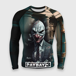 Мужской рашгард Payday 3 mask