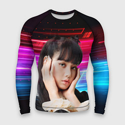 Рашгард мужской Lisa Blackpink music kpop, цвет: 3D-принт