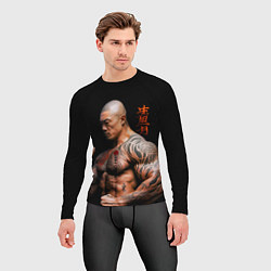 Рашгард мужской Irezumi tattoo yakuza, цвет: 3D-принт — фото 2