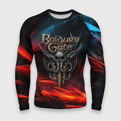Рашгард мужской Baldurs Gate 3 logo, цвет: 3D-принт