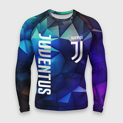 Рашгард мужской Juventus logo blue, цвет: 3D-принт