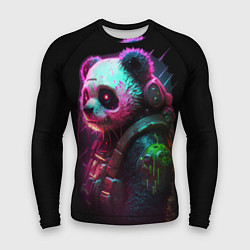 Мужской рашгард Cyberpunk panda