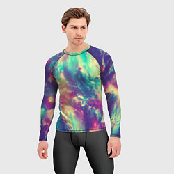 Рашгард мужской Яркая футболка кислота, цвет: 3D-принт — фото 2