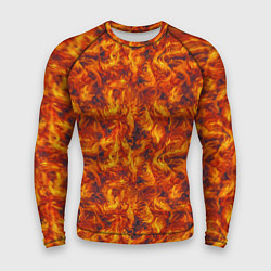 Рашгард мужской Огненный узор, цвет: 3D-принт