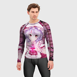 Рашгард мужской Touhou Project Remilia Scarlet i love u, цвет: 3D-принт — фото 2