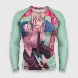 Рашгард мужской Power Chainsaw, цвет: 3D-принт