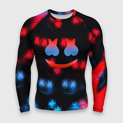 Рашгард мужской Marshmello skibidi dob dob, цвет: 3D-принт