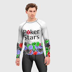 Рашгард мужской Poker - игра для удачливых, цвет: 3D-принт — фото 2